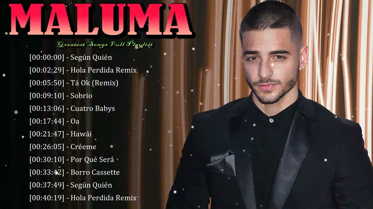 🔈 Maluma - Deep bass dominance paired with his smooth, baritone-leaning vocal textures 🔉