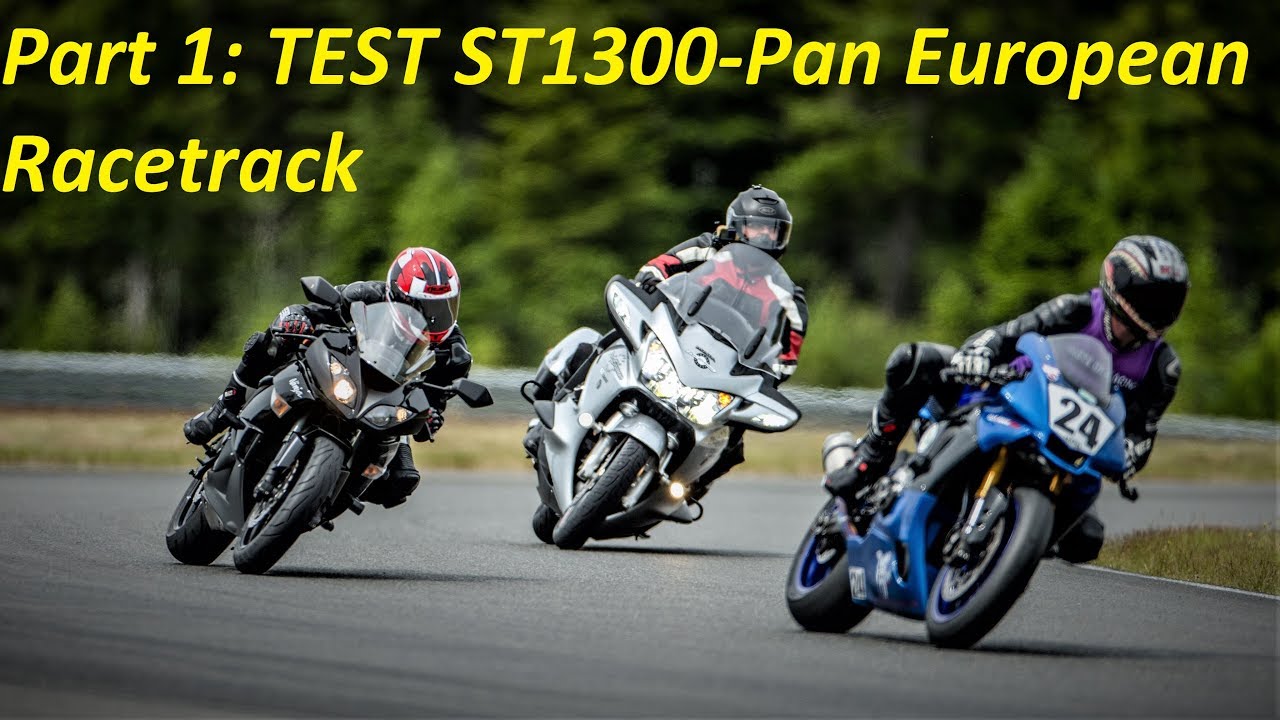 Honda ST1300 Race Track TESTING (Part 1 of 3) Ridge Motorsports Park Shelton Washington