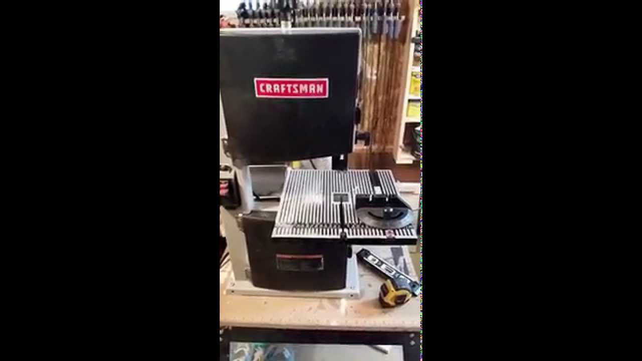 Craftsman 9inch bench top bandsaw review