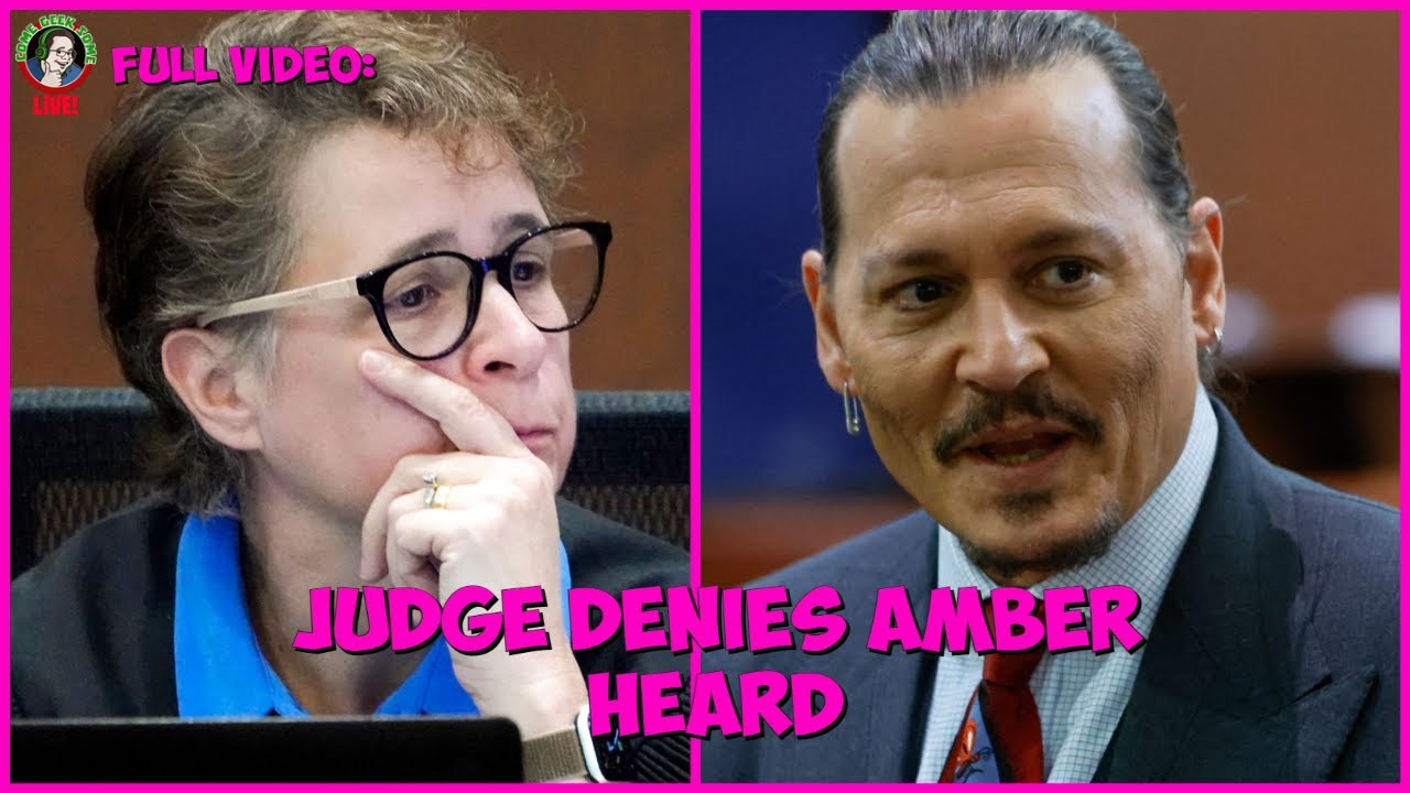 Judge REFUSES Amber Heard's request for trial dismissal