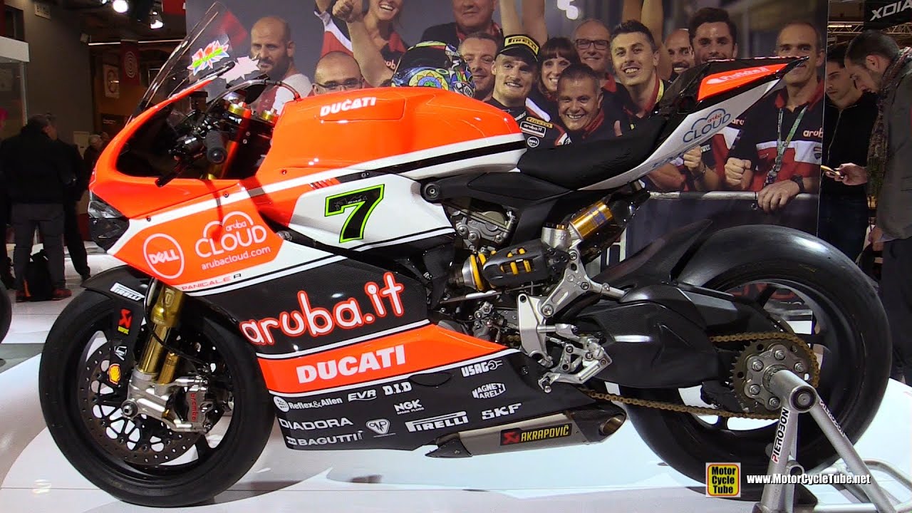 2015 Ducati Panigale R  Superbike Racing Bike - Walkaround - 2015 Salon de la Moto Paris