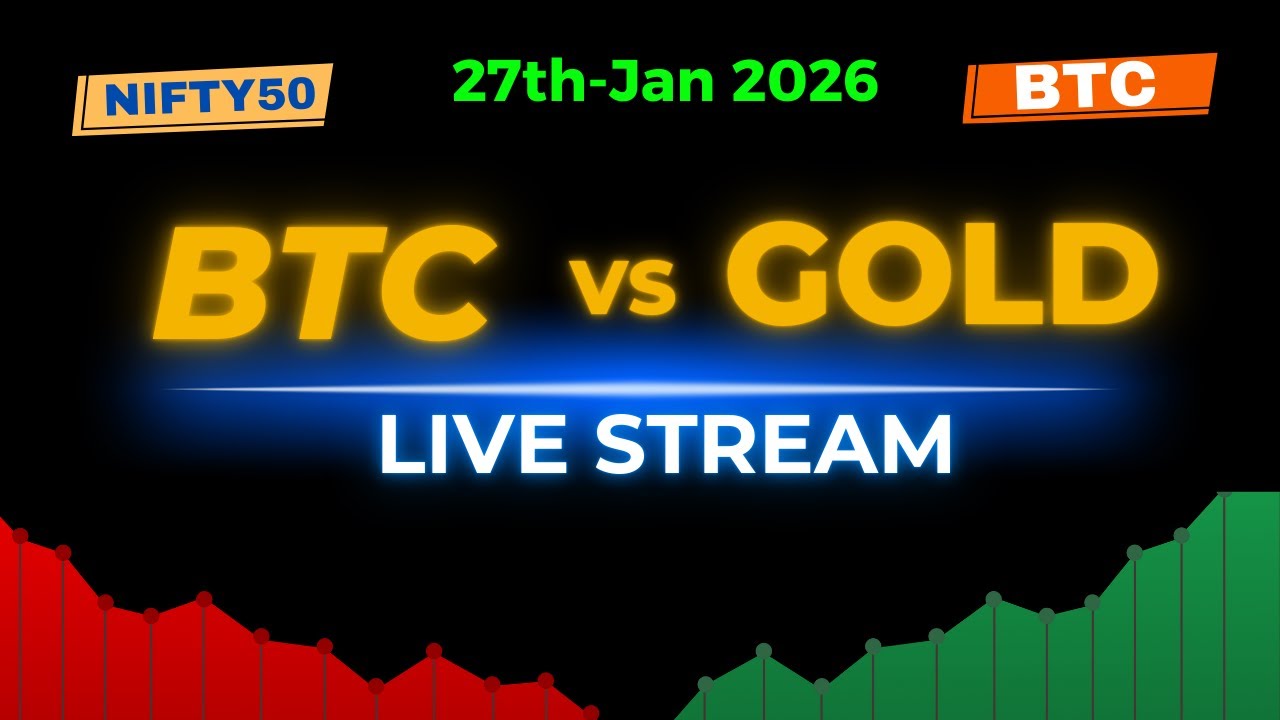 Gold live trading Today | Crypto live trading for 27th Jan 2026 