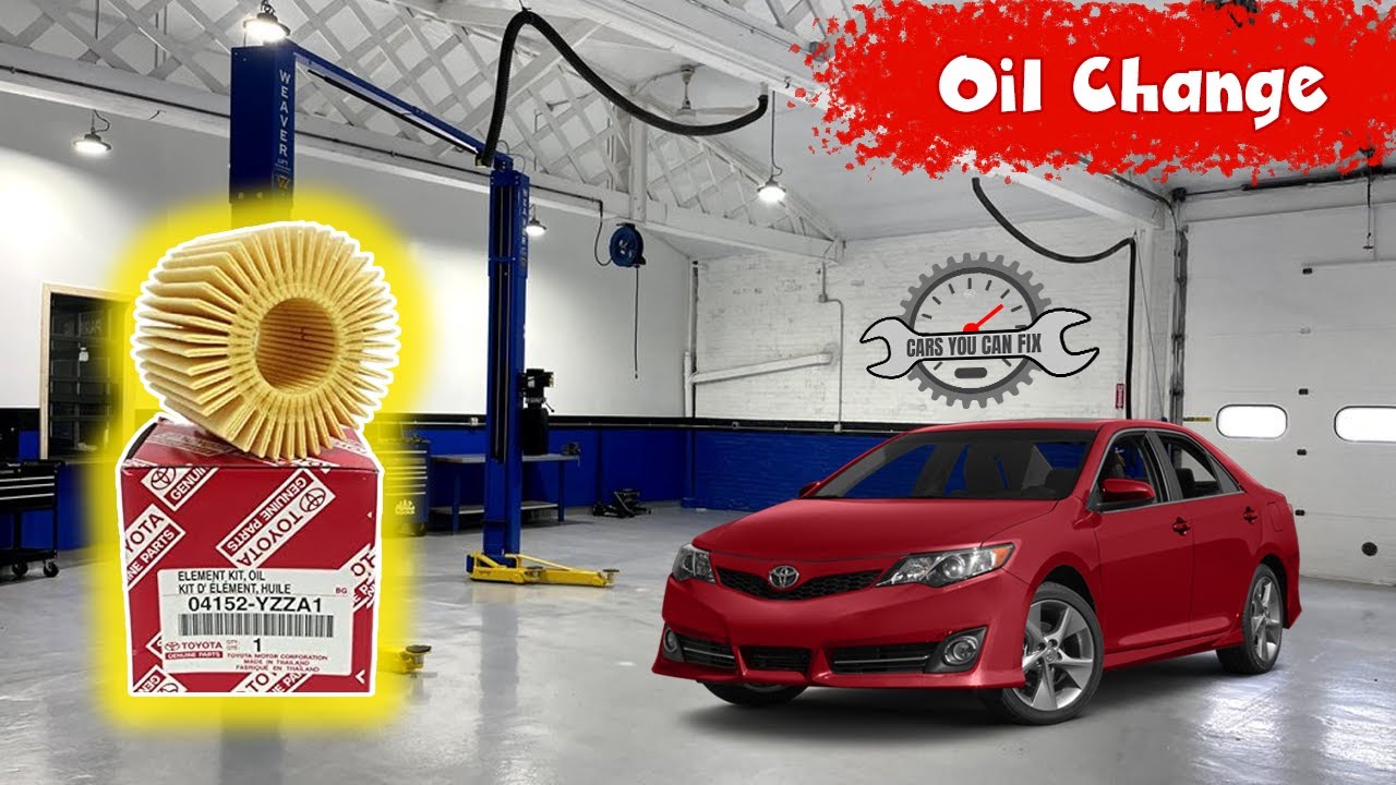 Toyota Camry 2.5L oil change 2012 - 2017