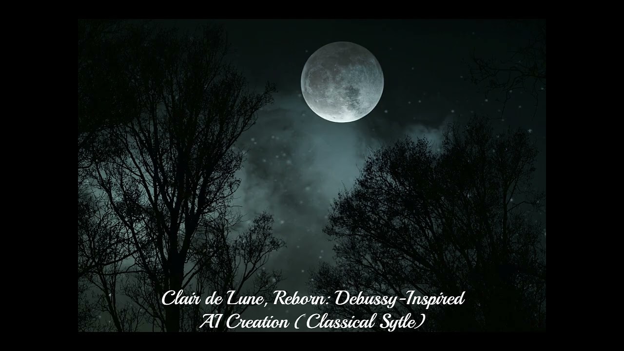 Clair de Lune, Reborn: Debussy-Inspired AI Creation (Classical Sytle)