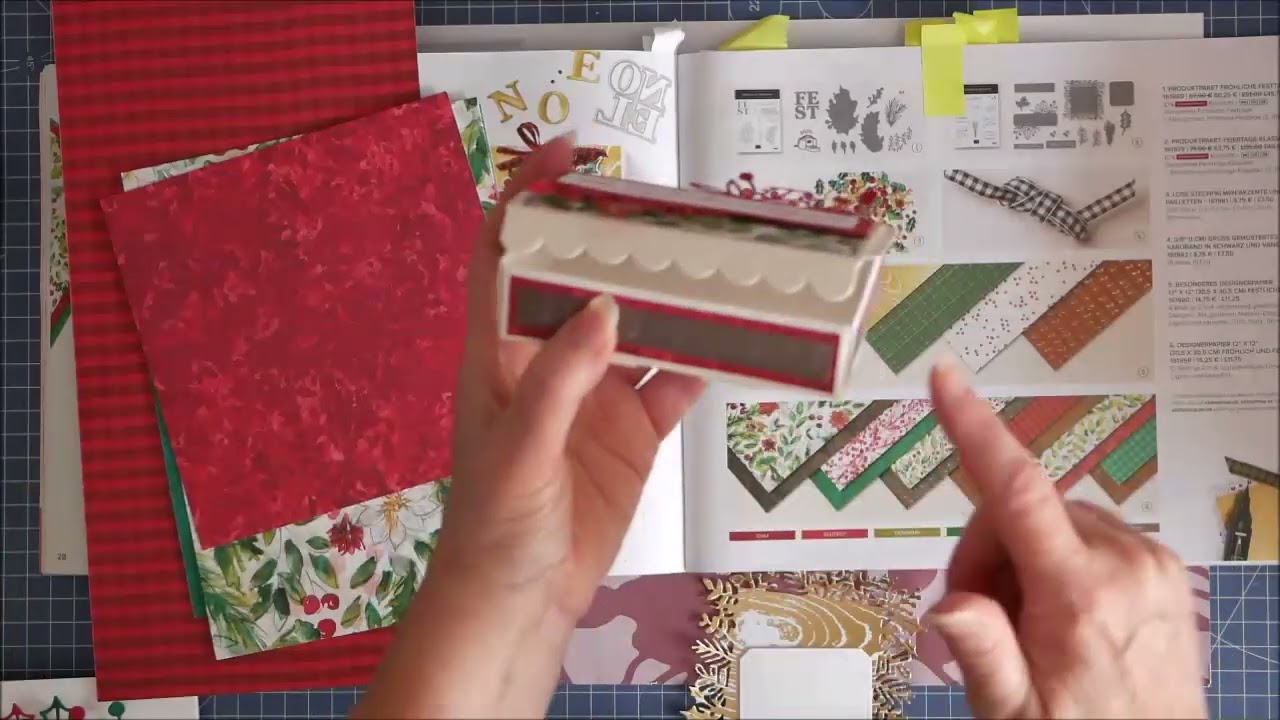 Weihnachtskarten mit Produktreihe Fröhlich & Festlich Stampin`Up! simone stempelt 2023