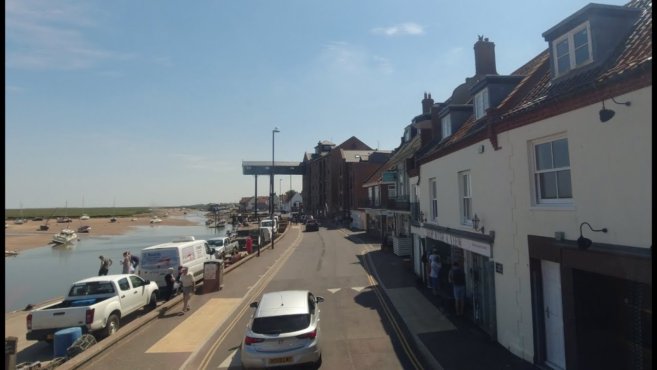 ENGLAND, Norfolk, Hunstanton to Wells Next The Sea   Bus Route 36