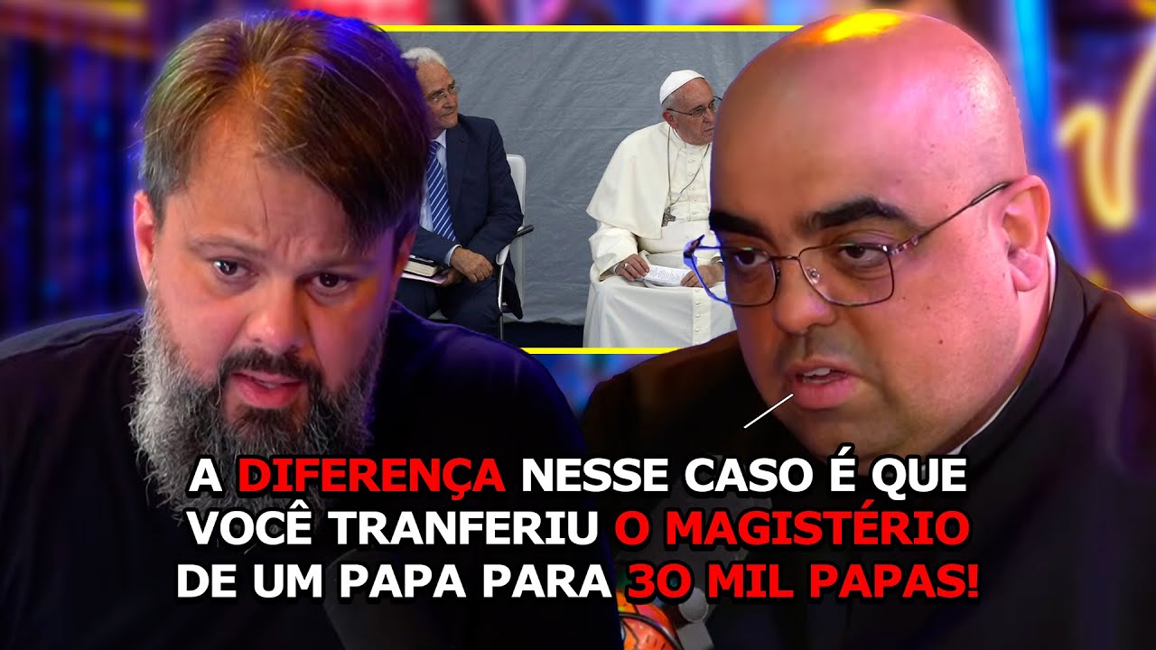 O PASTOR E O PAPA TEM A MESMA AUTORIDADE? PADRE X PASTOR DEBATEM