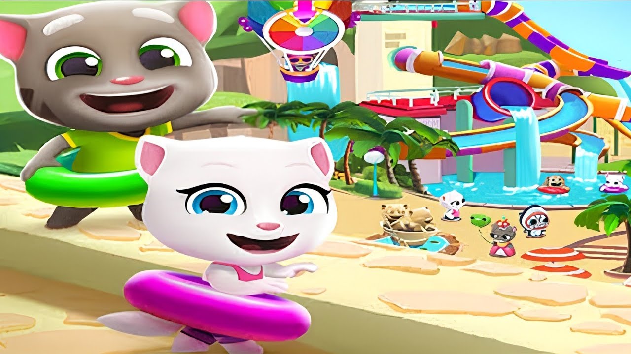 Talking Tom Pool Gameplay Android ios 