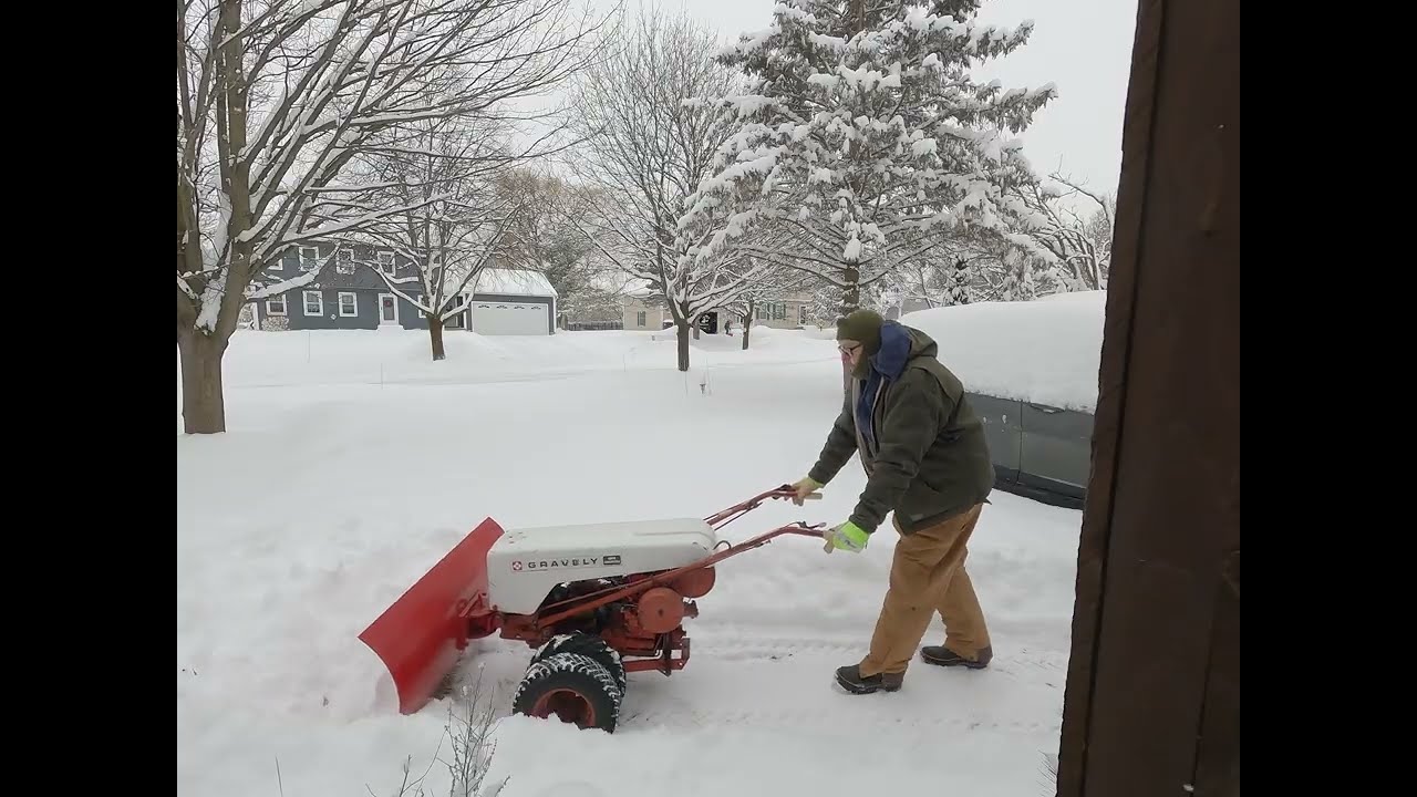 Gravely Plowing 11 inches 1/26/26 Vermont