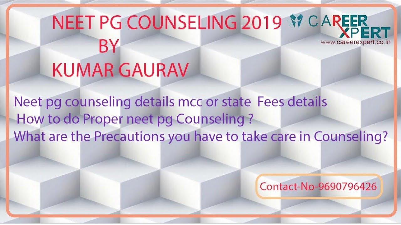 neet pg counseling 2019 complete discussion
