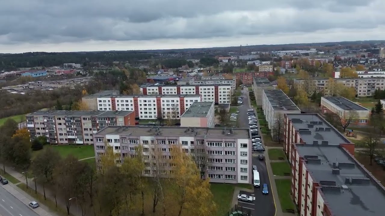 Utena i&scaron; pauk&scaron;čio skrydžio 🏙️ | Utena from Above 🚁 | Nemokama stogų patikra 😄 / Free Roof Inspection