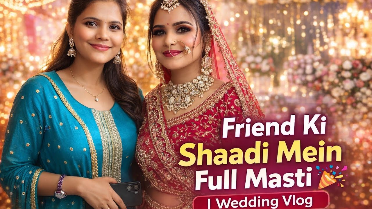 Friend Ki Shaadi Mein Full Masti 🎉 | Wedding Vlog 4