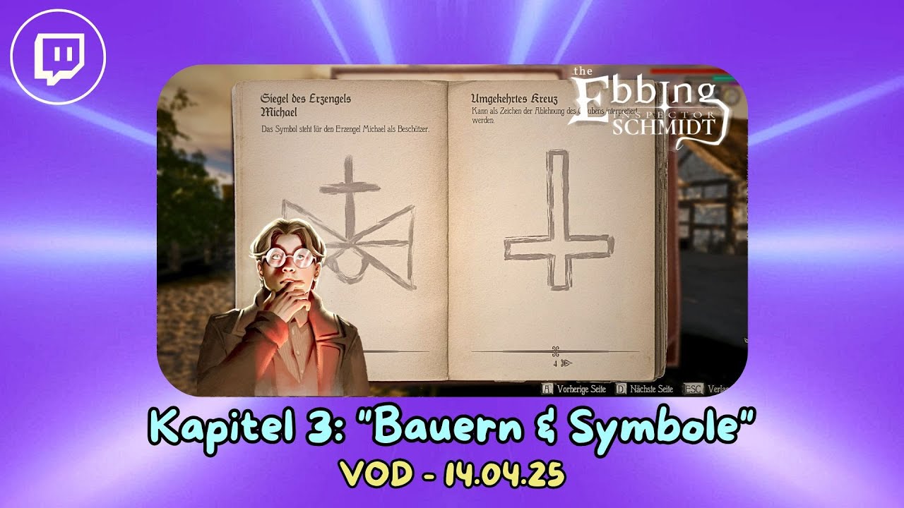 Inspector Schmidt: The Ebbing 🌊 - Kapitel 3: Bauern & Symbole ☯️ - #VoD (14.04.25)