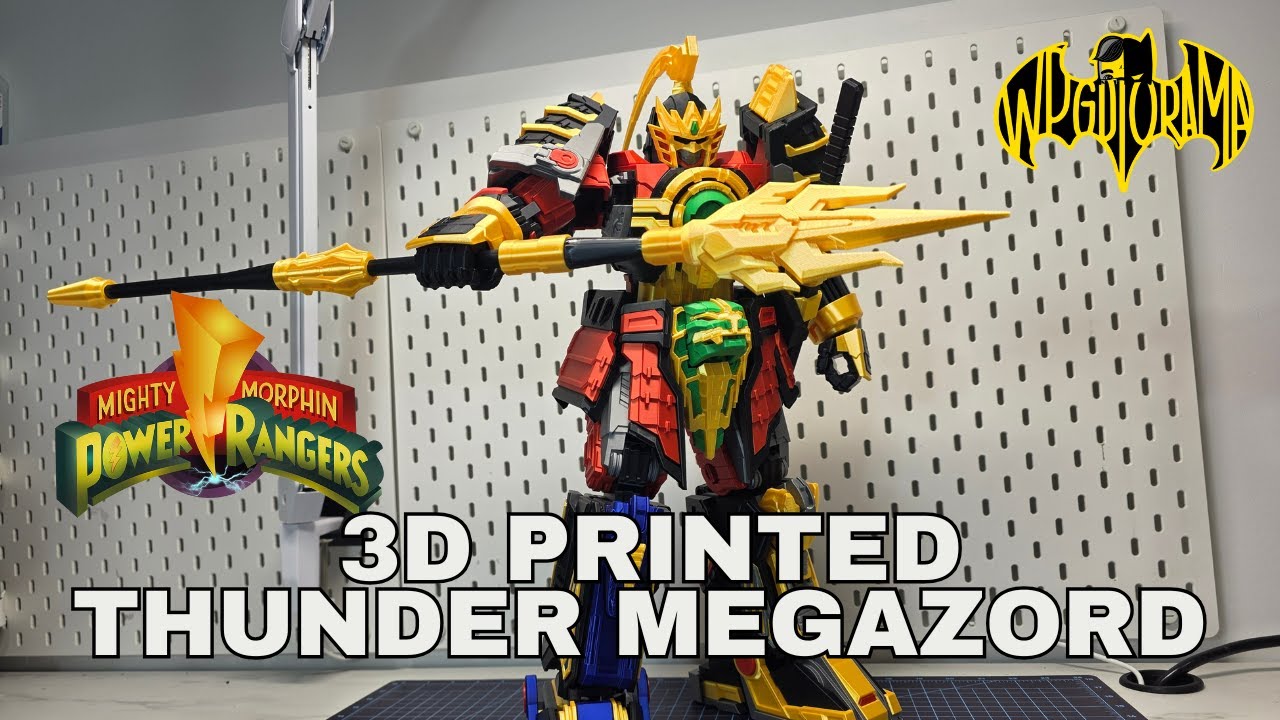 3D print this awesome Megazord at home!