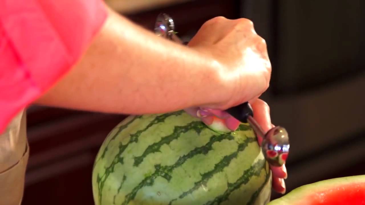 How to Carve a Watermelon Snowman