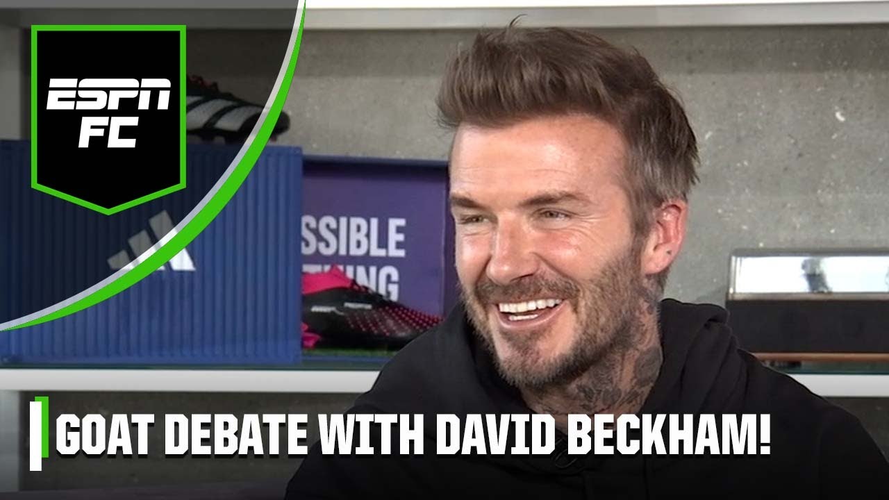 David Beckham EXCLUSIVE! Lionel Messi admiration, GOAT debate & Kylian Mbappe's future  | ESPN FC