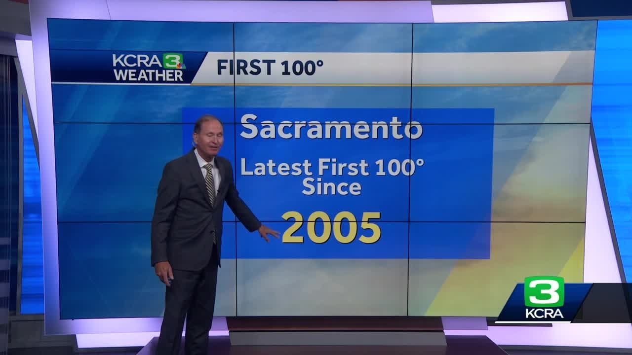 Sacramento hits 100 degrees for first time this year
