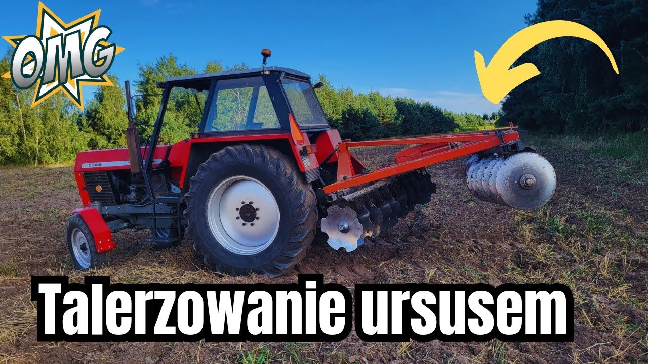 TALERZOWANIE URSUSEM C385 Brona Talerzowa Akpil 2 7m