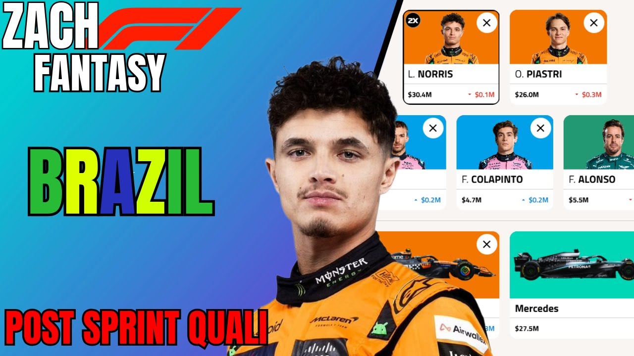 F1 FANTASY POST SPRINT QUALI FINAL THOUGHTS - BRAZIL 2025