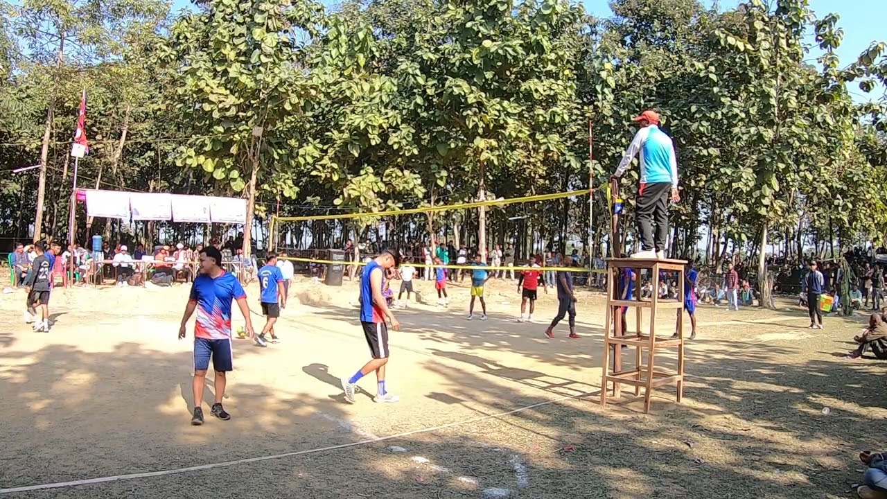 Badera Vs bijaypur Volleyball match at manari maghi Mela 