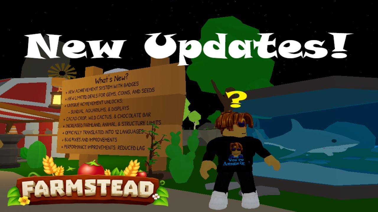 Roblox-FARMSTEAD-NEW Updates!
