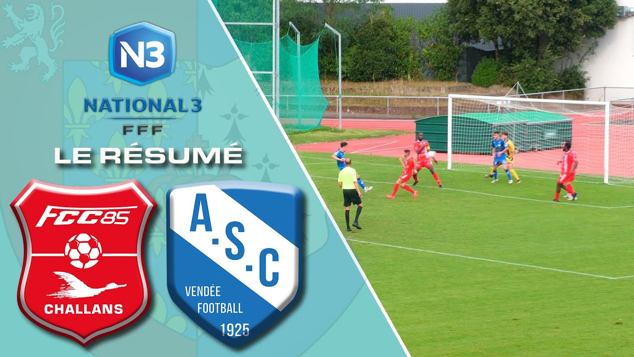 Résumé Football club Challans/ AS la Chataigneraie J2 N3