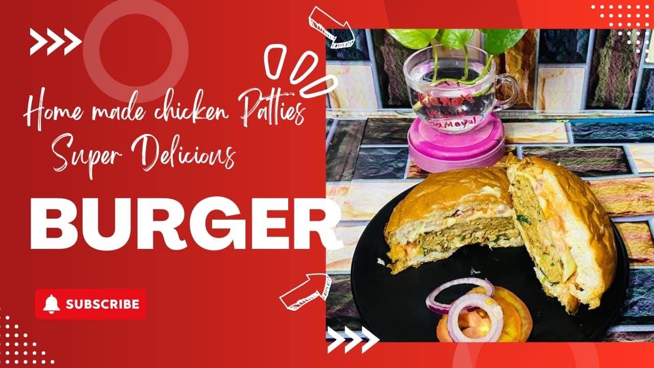#Tea Bun to MCDONALD’s Chicken Burger#with Home made chicken Patty#Veetu samayal#cooking 