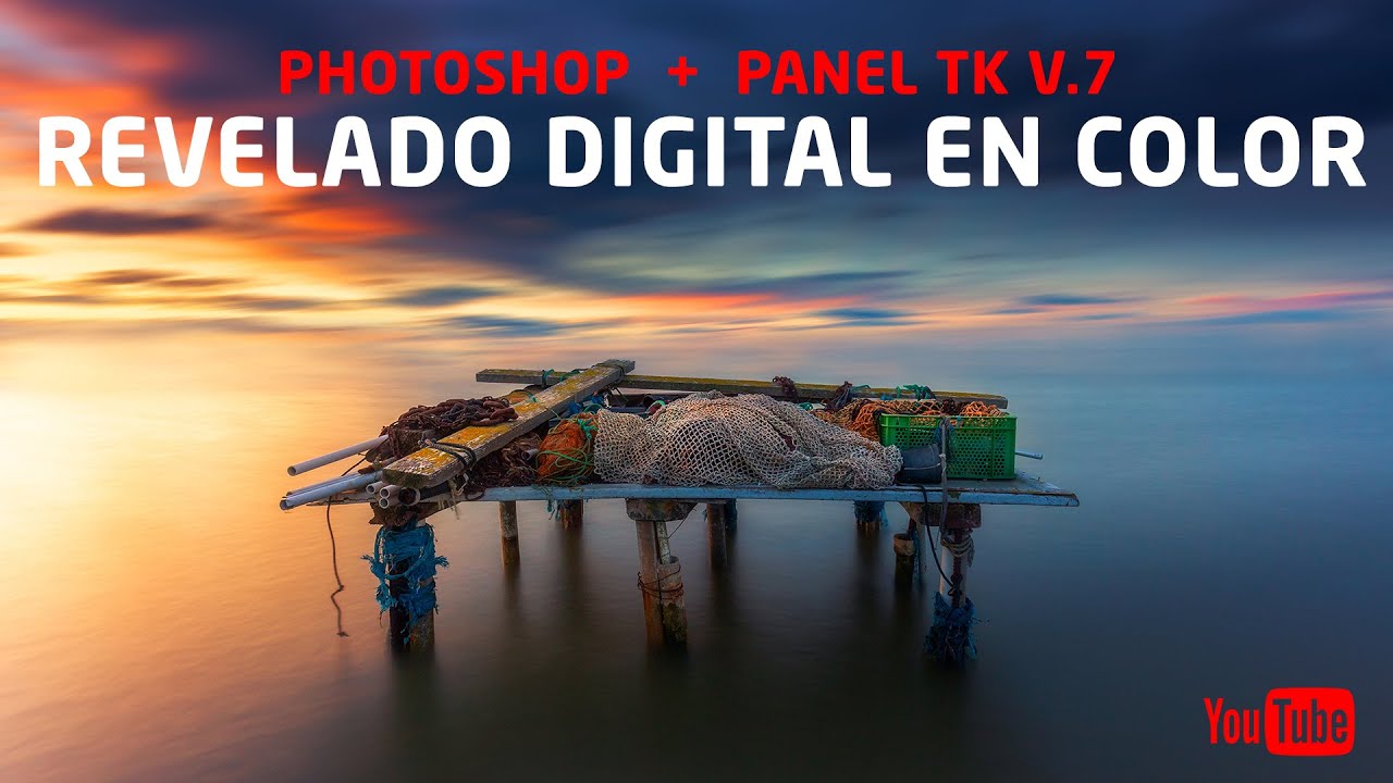 REVELADO en PHOTOSHOP con MÁSCARAS de LUMINOSIDAD | Procesado completo con panel TK7