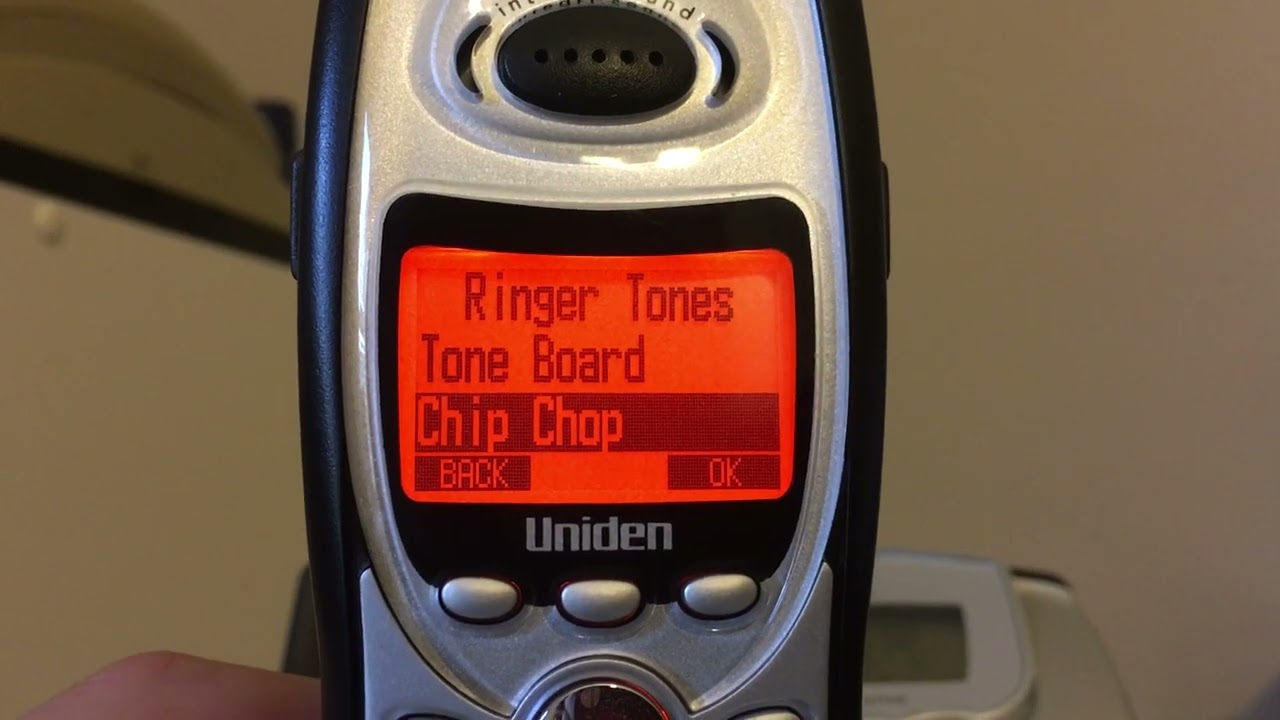 Ringtones on the Uniden TRU8885 (TCX800)