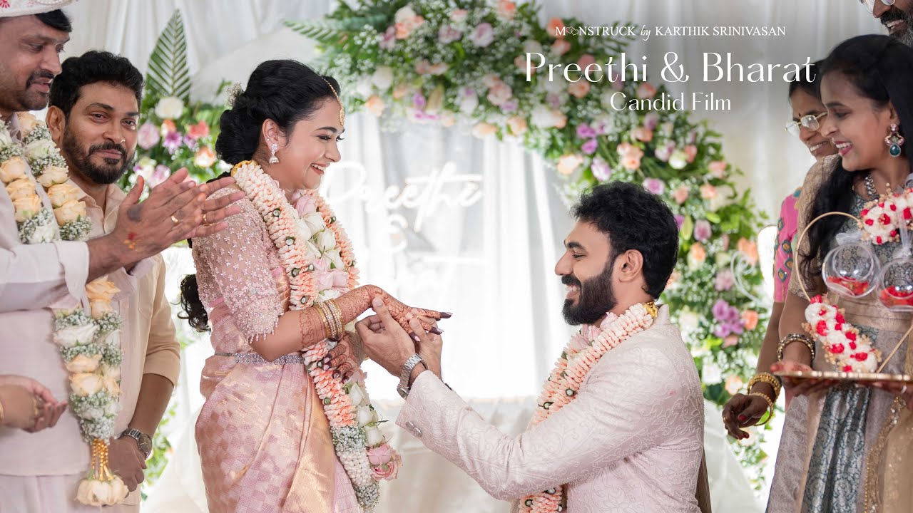 Preethi & Bharat | Engagement Candid Film | Moonstruck by Karthik Srinivasan