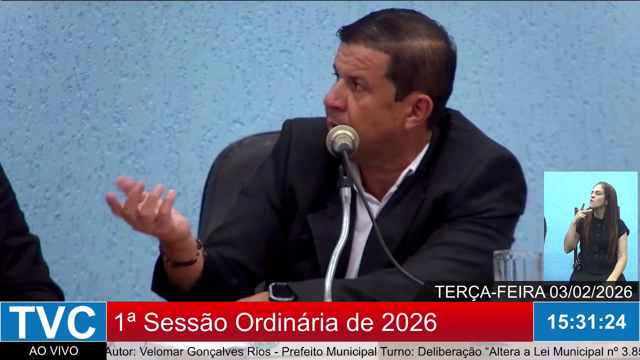 1ª Sessão Ordinária de 2026