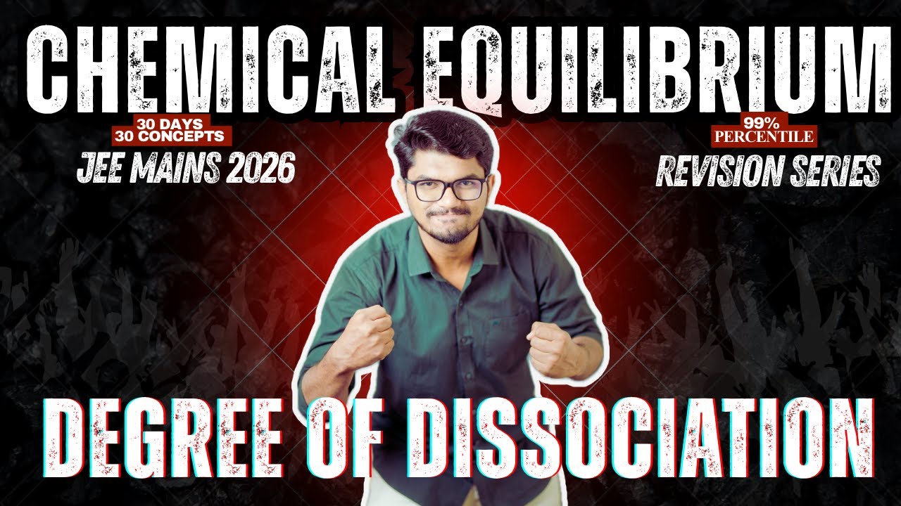 Day 17: Revision series - Chemical Equilibrium| DOD | Le chatelier principle | #chemistry #pyq #jee