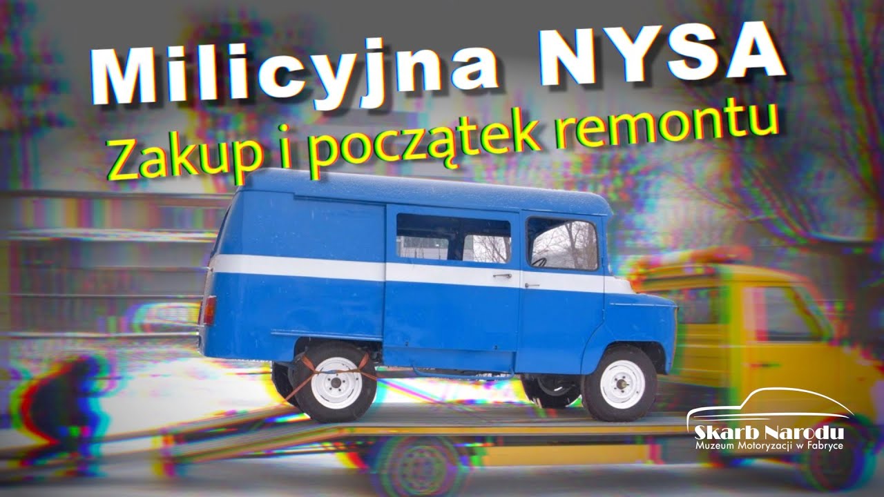 Nysa 522 w wersji milicyjnej.  Zakup i początek remontu // Muzeum SKARB NARODU