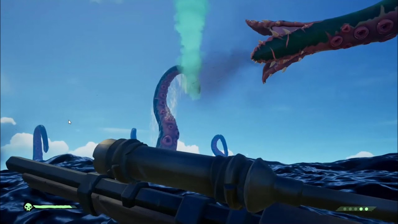 The Funniest Kraken Moment Sea of thieves