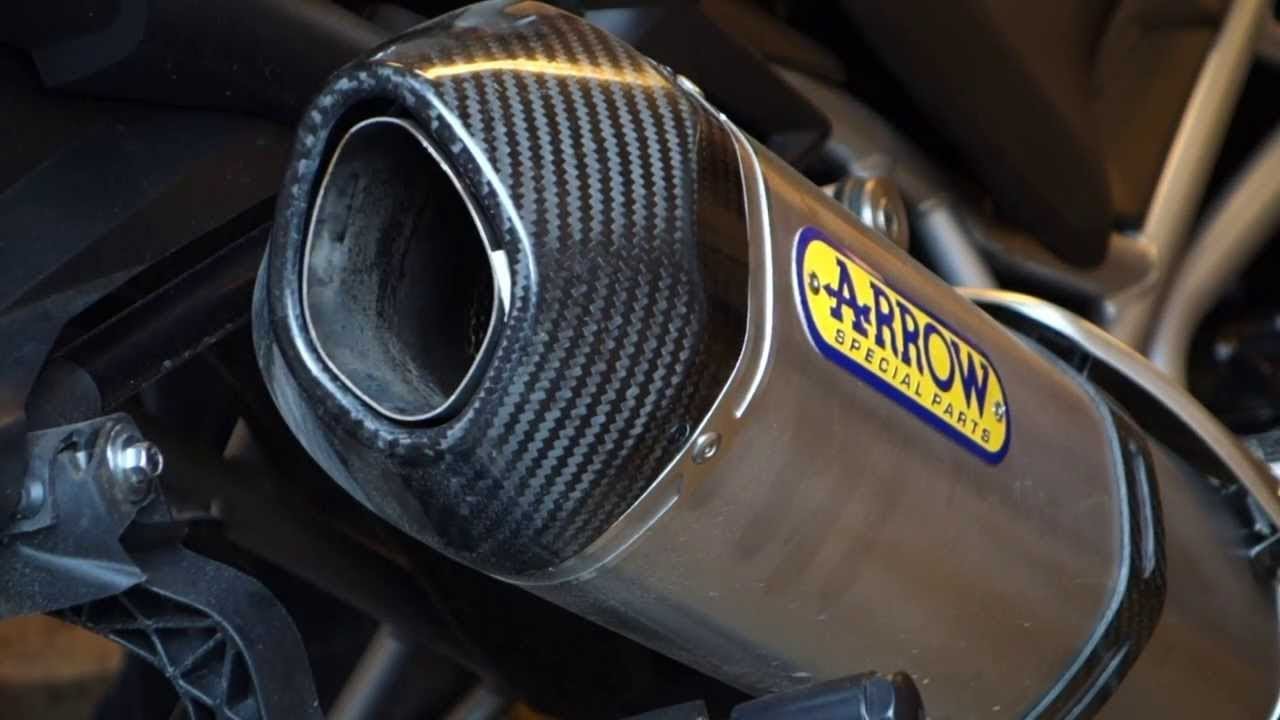 Triumph tiger 800 BS4/Euro4 Arrow exhaust baffle removal