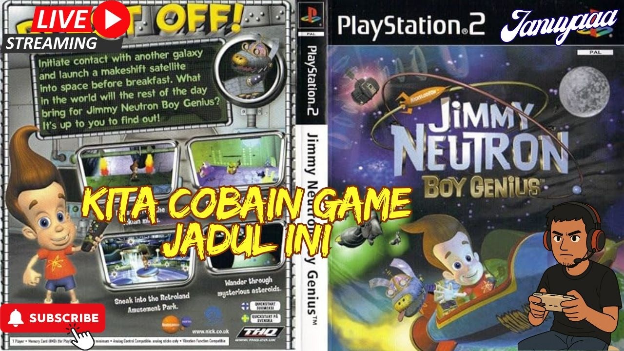 ADA YANG TAU GAME INI GAK GUYS ?! - JIMMY NEUTRON BOY JENIUS PS2
