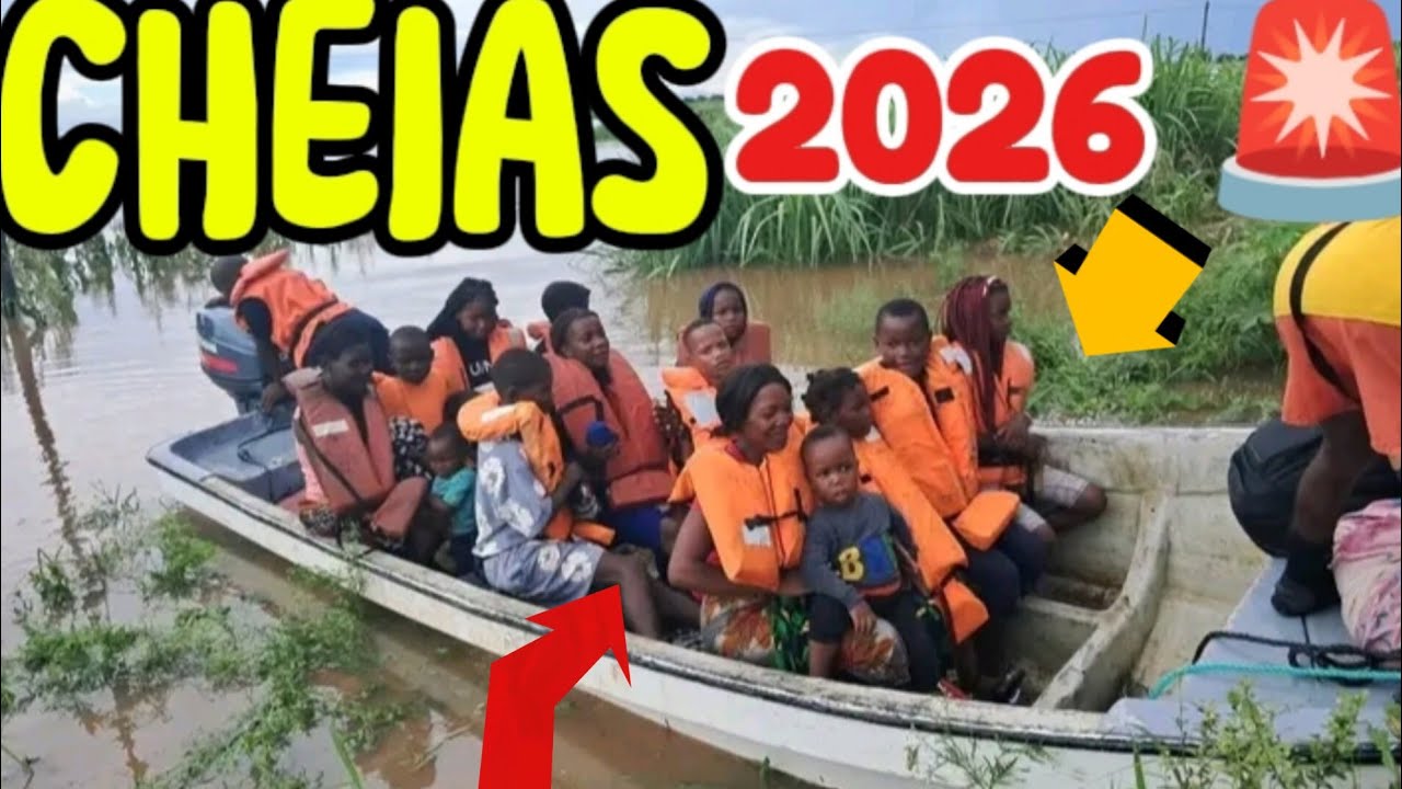 Cheias em Mo&ccedil;ambique 2026 🚨 Realidade Que Choca