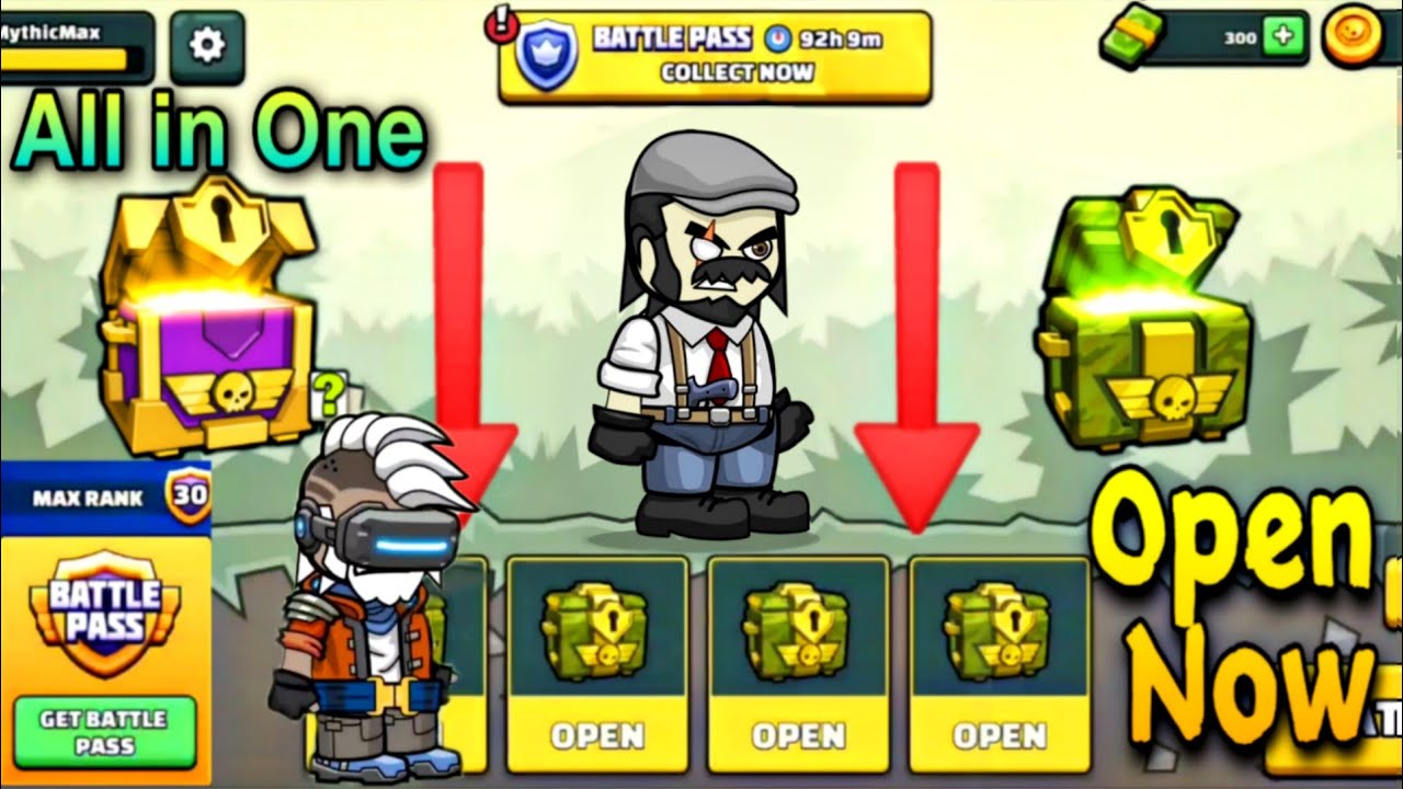 Mini militia free elite crate | unlock all battle pass | mini militia all in one | mini militia