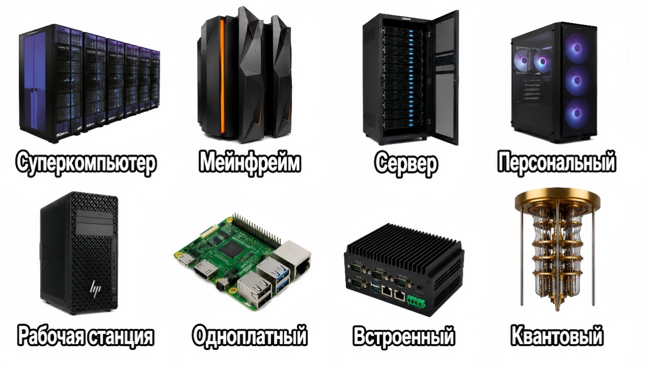 Все виды КОМПЬЮТЕРОВ: объясняю за 11 минут