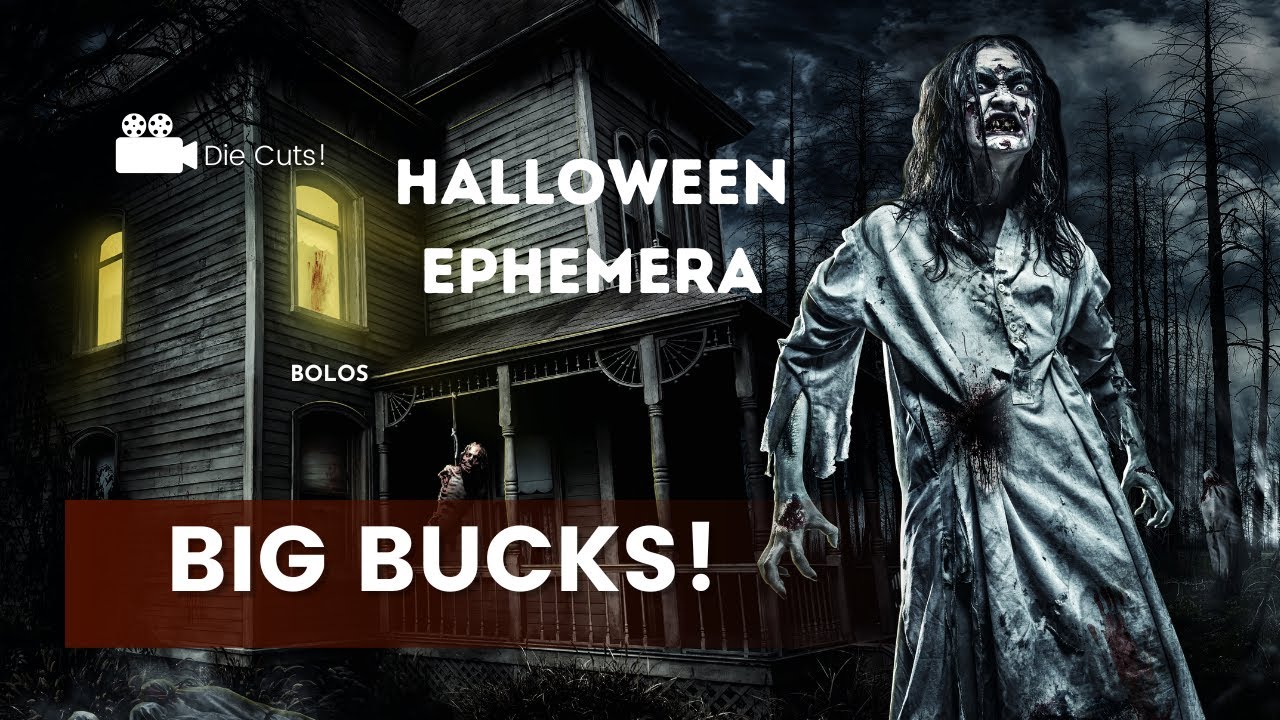 Halloween Ephemera Decor / Die Cuts That Sell for the BIG Bucks