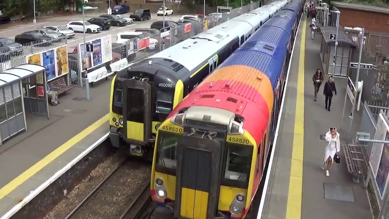British Railways 2023-London Waterloo, Staines, Egham & Finsbury Park with EMU and Freight Action