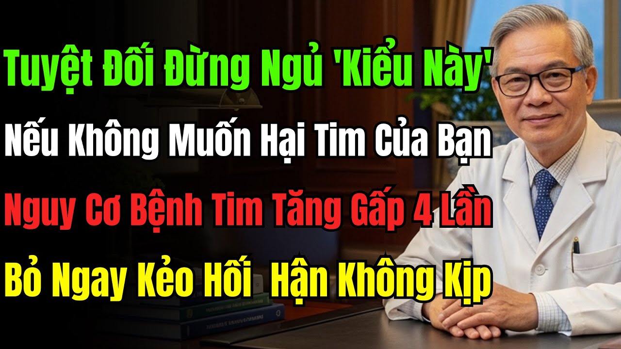 5 Tư Thế Ngủ Tồi Tệ Nhất Có Thể Làm Tăng Nguy Cơ Mắc Bệnh Tim Gấp 4 Lần