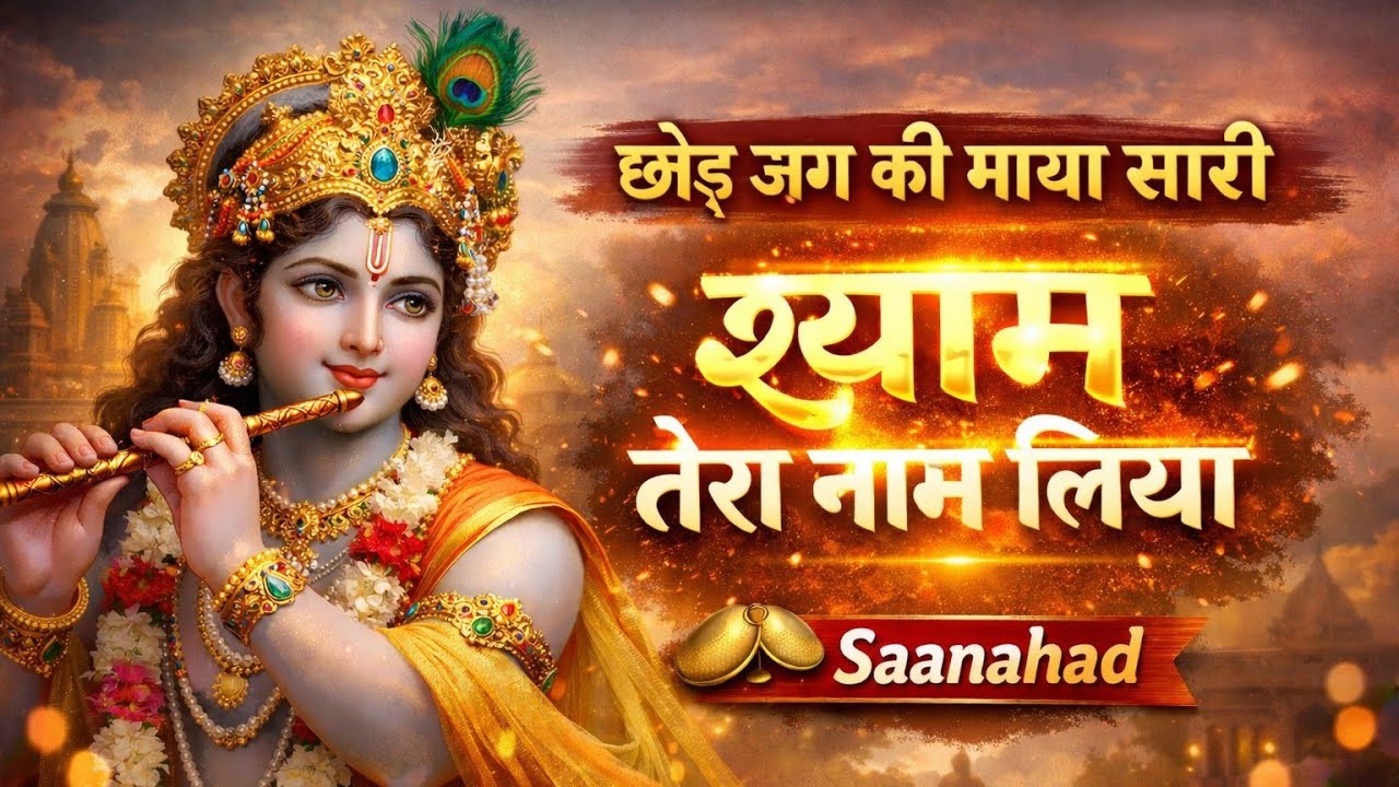 छोड़ जग की माया सारी | श्याम तेरा नाम लिया | Krishna Bhajan | Latest Shyam Bhajan 2026 | Saanahad