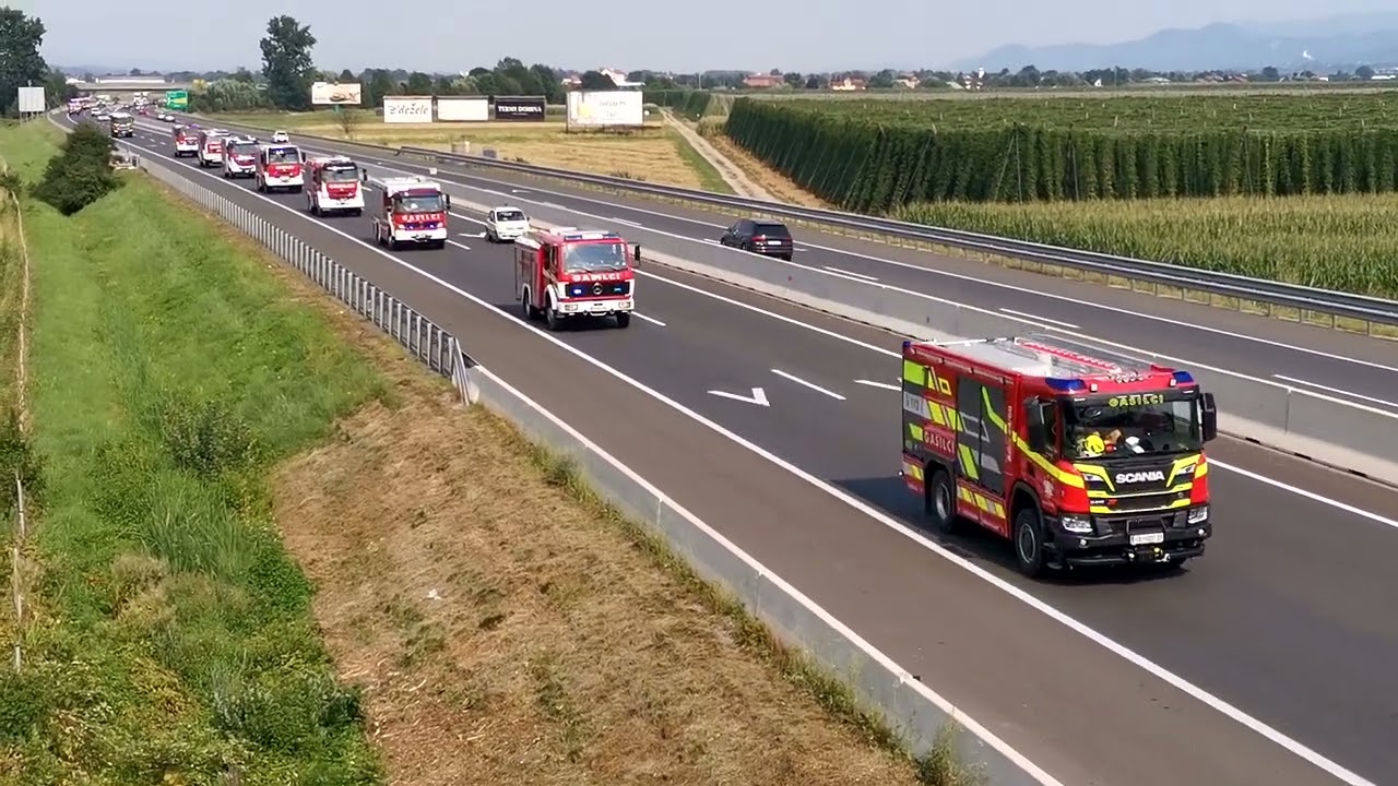 ODHOD GASILCEV SAVINJSKO ŠALEŠKE REGIJE NA POMOČ KOLEGOM NA KRAS