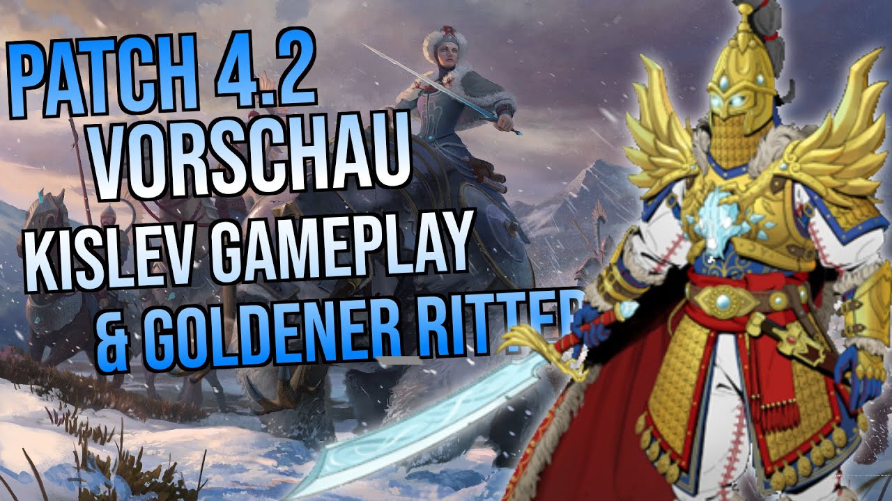 Patch 4.2 | Kislev mit Katarina & Goldenem Ritter Naryska Leysa | Live LP Warhammer 3 | deutsch