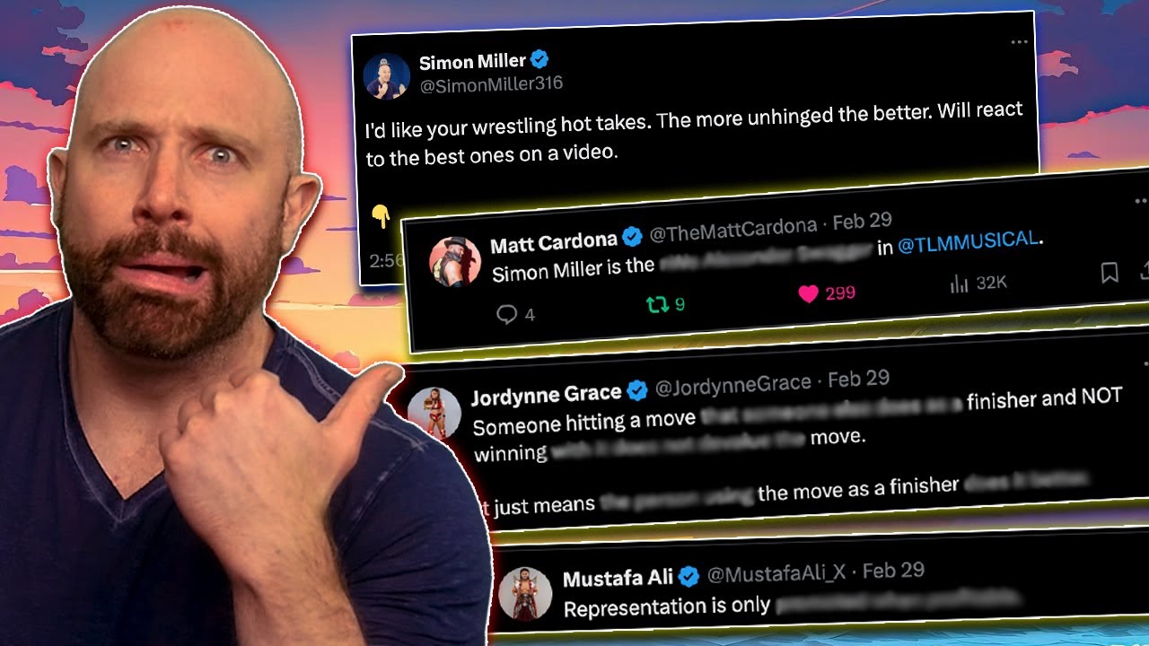 Reacting To FAMOUS WRESTLERS' Wrestling Hot Takes
