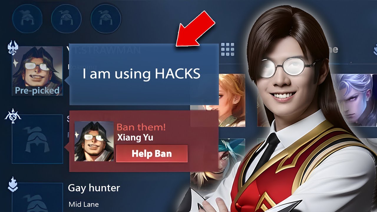 HOK: XIANG YU DAMAGE HACK TROLL | DO NOT TRY IN RANKED 💀 HONOR OF KINGS PRO XIANG YU