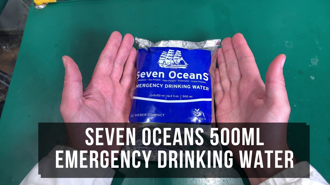 Seven Oceans - (life raft) Emergency Drinking Water 500ml