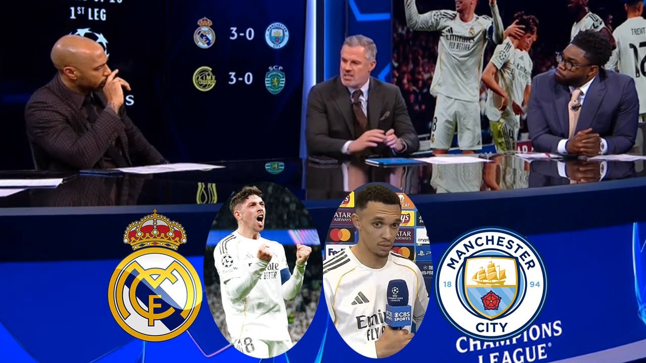 Real Madrid vs Manchester City 3-0 Federico Valverde Hat-trick🔥 Arnold And Thierry Henry Reaction