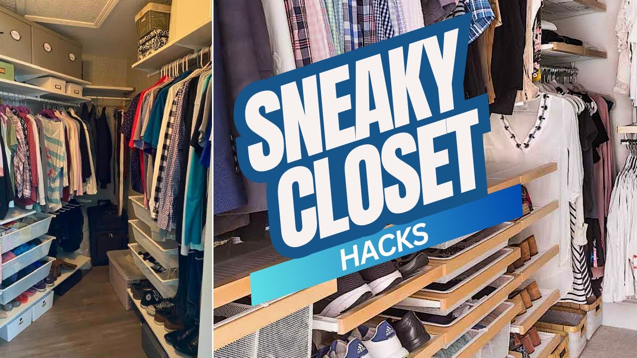 20 Sneaky Closet hack